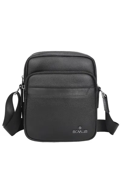 Geanta crossbody din piele Cremona - Negru