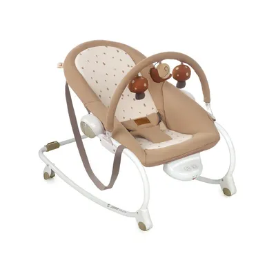 Balansoar pentru copii Jane Evolution Sesame, cu vibratii si melodii, bara de jucarii si spatar reglabil