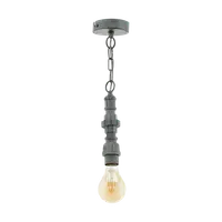 Lampa suspendata CHEPSTOW silver-antique 220-240V,50/60Hz