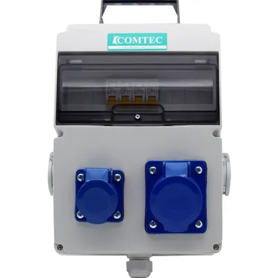 Tablou Santier 10L IP 44 Echipat (M1x16+M1x32)IND+M2x16 (M1x16+M1x32)IND+M2x16 10 locuri