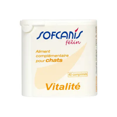 Supliment pentru pisici in crestere, Sofcanis felin vitalite, 40 cp