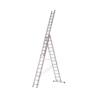 Scara profesionala din aluminiu, 3 tronsoane 3 x 14 trepte