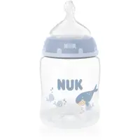 NUK First Choice Whale biberon cu controlul temperaturii 0m+ 1 buc