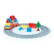 Primele cuburi, Invat sa construiesc - Trenulet, 36 piese