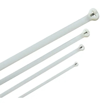 Brida pentru cablu Hku 7.6x460mm with otel lock Alb (100pcs)