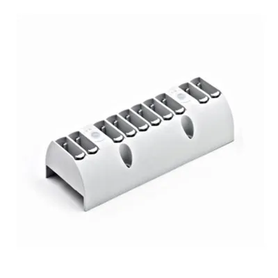 Modul Toolless-Connection pt. 10 cleme, montaj pe bare de Cu