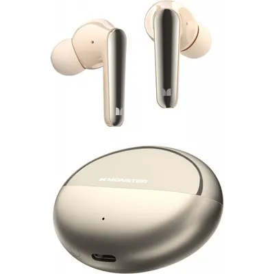Handsfree Bluetooth Monster N-Lite 203 AirLinks, TWS, Auriu