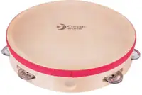 Tamburină din lemn pentru copii Classic World - 25 cm