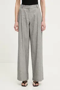 Sessun pantaloni de costum pentru femei, din in