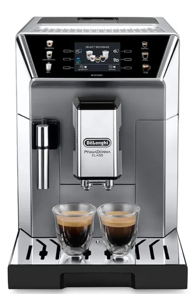 Aparat de cafea De'Longhi - PrimaDonna Class, ECAM 550.85.MS, 19 bar, 2 l, argintiu