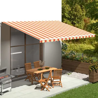 Gossi panza de rezerva copertina, galben si portocaliu, 5x3,5 m