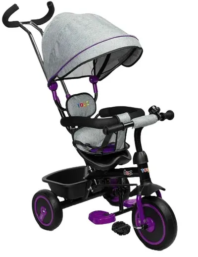 Tricicletă cu control parental Caretero Toyz - Buzz, mov