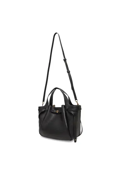 Geanta dama - Black 001 - piele naturala - 164866