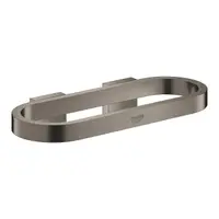 Inel prosop Grohe Selection 41035AL0, 200 mm, montare pe perete, fixare ascunsa, mat, Hard Graphite