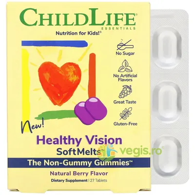 Healthy Vision SoftMelts 27 tablete masticabile Secom,