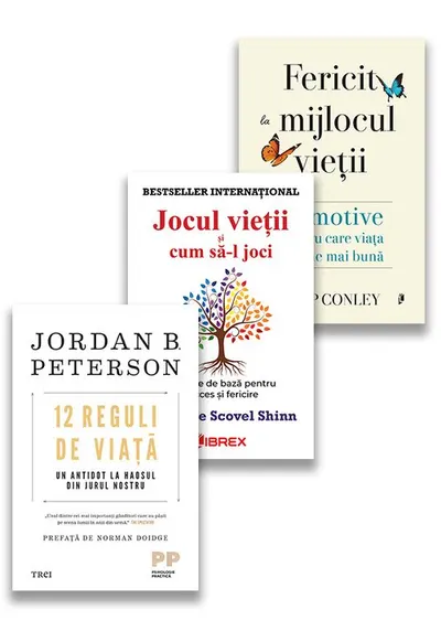 Pachet 12 Reguli pentru o viata mai buna. Set 3 carti