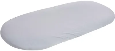 Cearceaf din bambus cu elastic Sensillo - Gri, 90 х 40 cm