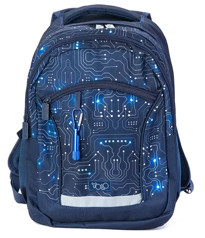 Ghiozdan școlar Yolo - Wiring board, 2 in 1