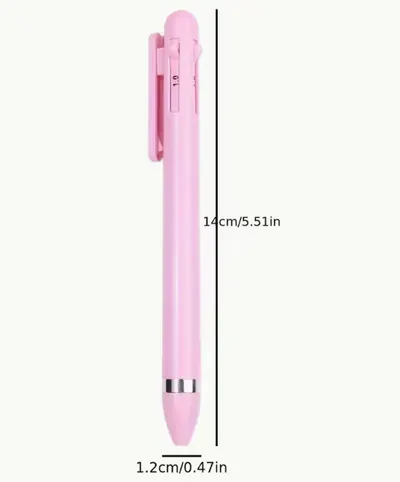 Instrument profesional pentru puncte și nail art – dotting tool reglabil, cu capete duble Roz