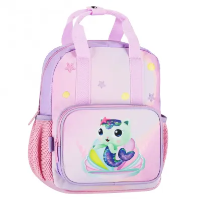 Rucsac cu un compartiment si buzunar frontal, Starpak, Gabbys Dollhouse, Roz