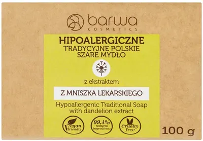 Barwa Hypoallergenic Sapun natural hipoalergenic cu papadie, 100 g