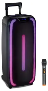 Sistem audio Xmart - X-BASS BS80, cu microfon wireless, negru