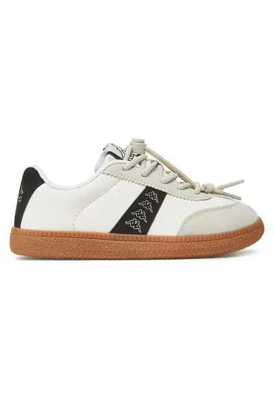 Pantofi sport copii - bej/alb - material sintetic - ajustabil