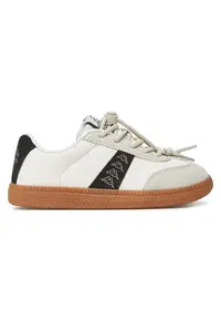 Pantofi sport copii - bej/alb - material sintetic - ajustabil