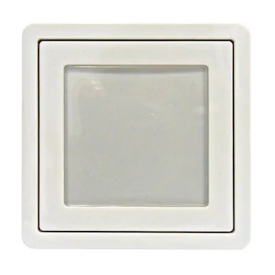 Placa fata pt.insert iluminat, alb