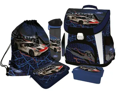 Set școlar Lizzy Card Ford Performance - 5 în1