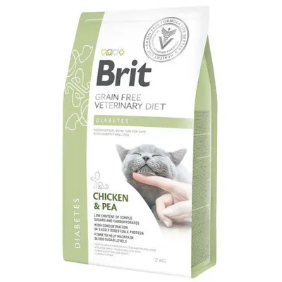Hrana uscata pentru pisici Brit Grain Free VD Diabetic 2 kg