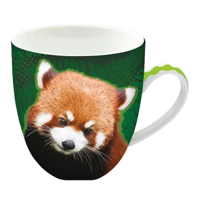 Cană din ceramică, Deluxebase, imprimeu panda roșu, 440 ml, colecția Animug