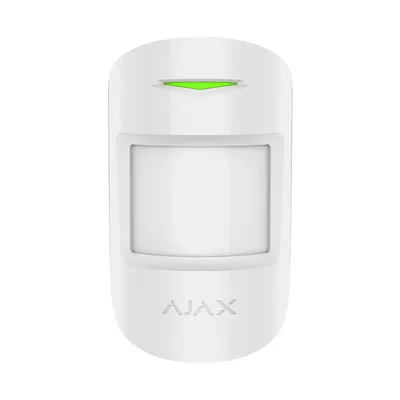 Detector de miscare wireless PIR Ajax MotionProtect WH, 12 m, 88 grade, pet immunity, 868 MHz, RF 1700 m