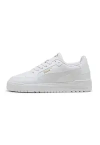 Pantofi sport Shuffle Dowtown de piele ecologica - Alb