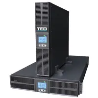 UPS 2000VA / 1800W rackabil 2U Online dubla conversie, management, 4x 9Ah, sinusoida pura, TED Electric TED004055