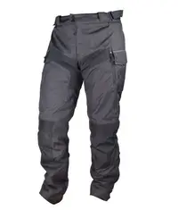 Pantaloni textil moto LS2 Travel Man, culoare gri negru, marime L