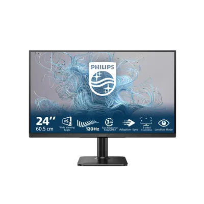 Monitor Consumer Philips 24E2N1110/00, 23.8", 1920 x 1080 pixeli, Black, 3 ani Garantie