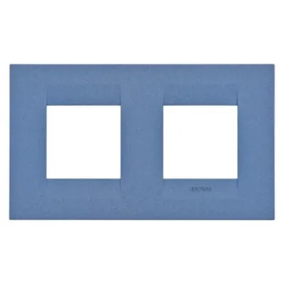 Placa ornament CProiector HORUS GEO International - IN PAINTED TECHNOPOLYMER - 2+2 modul HORIZONTAL - SEA BLUE - CProiector HORUS