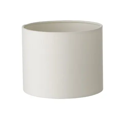 Abajur Ferrara Ivory Cotton Drum Shade 15cm