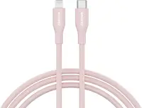 Cablu Canyon - CLNM60 C-L MFI, USB-C/Lightning, 1 m, roz