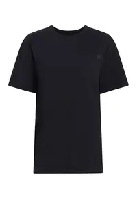 Tricou de pijama cu decolteu rotund - Negru