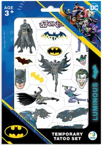 Set de tatuaje temporare Dodo - Batman Sign, strălucind în întuneric