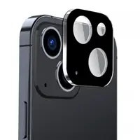 Folie de protectie Camera Spate Techsuit pentru Apple iPhone 15 Plus / 15, Sticla Securizata, Neagra