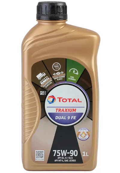 Ulei pentru cutie viteze manuala TOTAL TRAXIUM DUAL 9 FE 214145 75W90, volum 1 litru, sintetic 1L