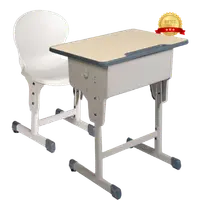 Set mobilier scolar individual cu inaltime reglabila 64 - 79