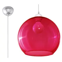 Lampa suspendata BALL red