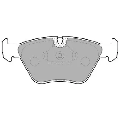 Set placute frana, frana disc DELPHI LP1608