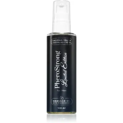 PheroStrong Massage Oil With Pheromones ulei de masaj cu feromoni pentru bărbați Limited Edition 100 ml