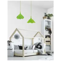 Lampa suspendata UDINE Verde Silicon Verde Fabric Wire E27 1x60W IP20 Fara bec