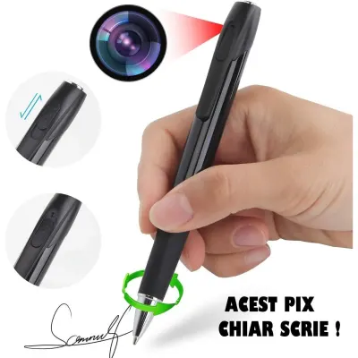 Pix Spion cu Camera 1080 Full HD si Microfon,engross, Inregistrare Audio-Video, Foto, Aparat Spion cu Camera Ascunsa